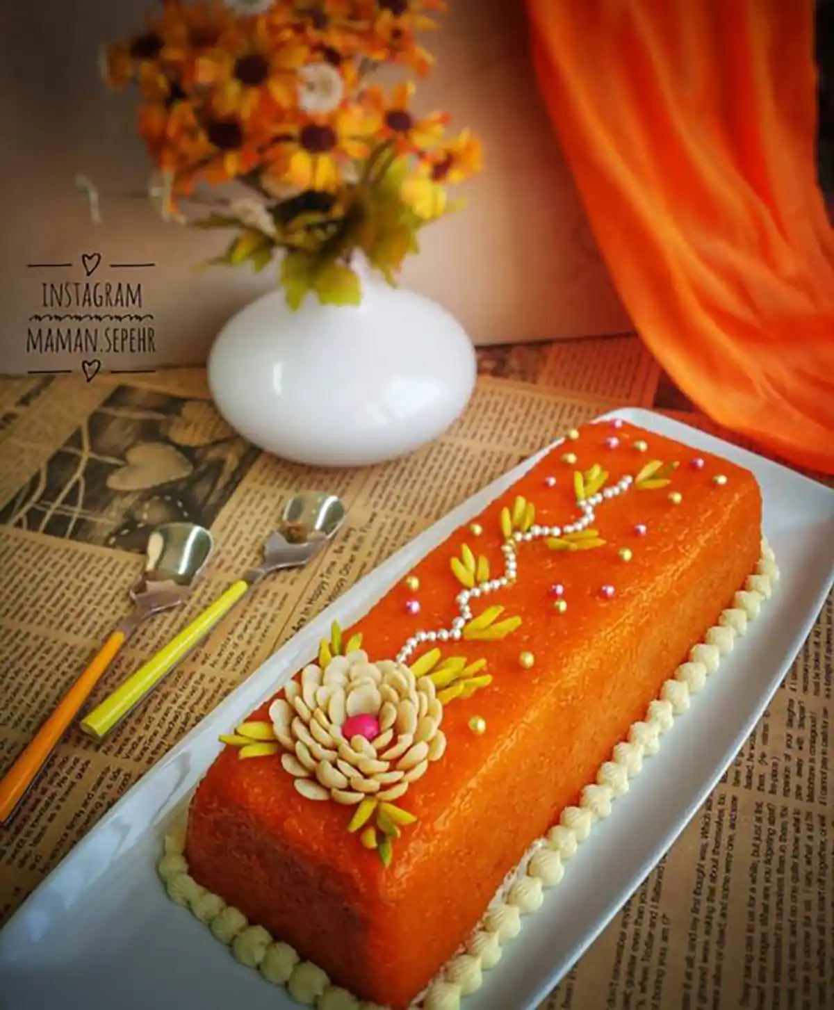 ایده تزیین کیک خانگی