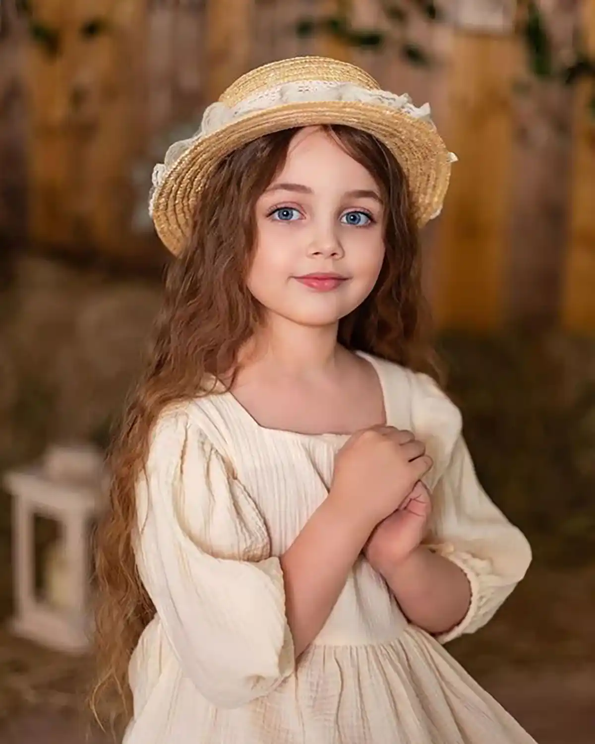 کلاه حصیری دخترانه