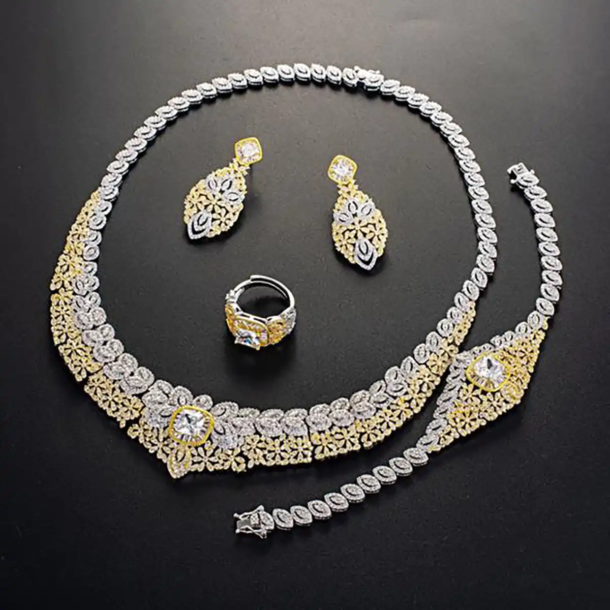 سرویس طلا عروس شیک 