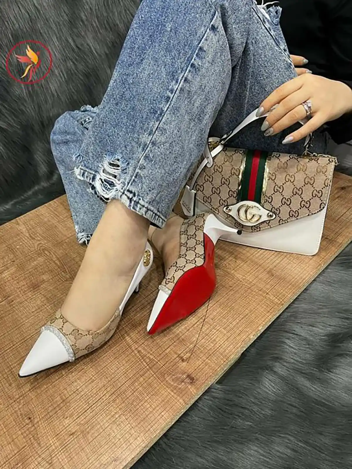 ست کفش و کیف گوچی