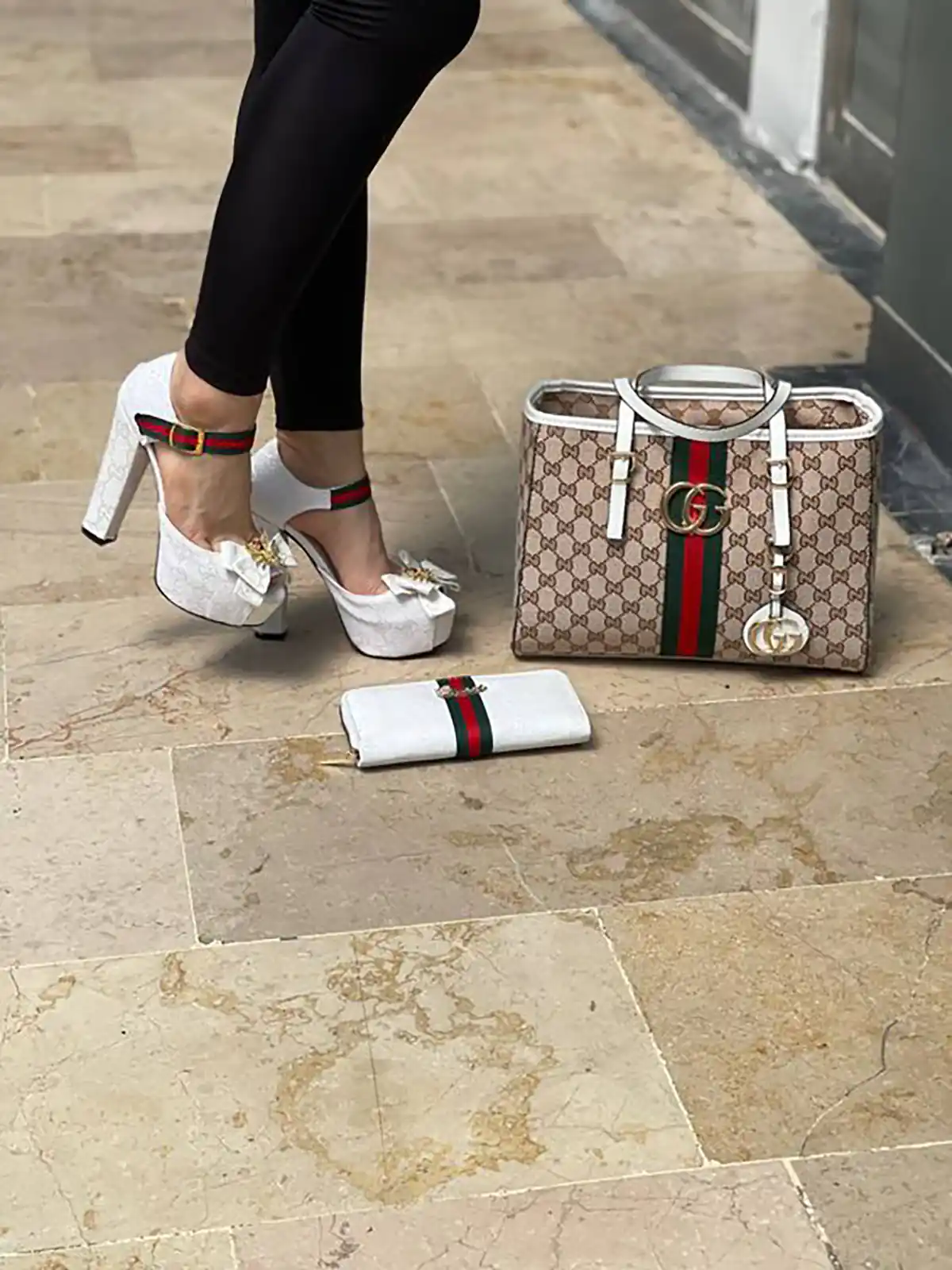 ست کفش و کیف گوچی