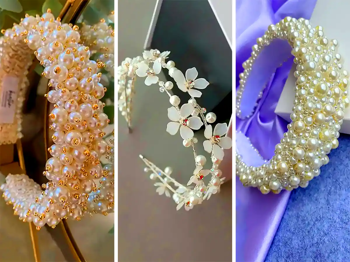 اکسسوری موی مرواریدی لوکس