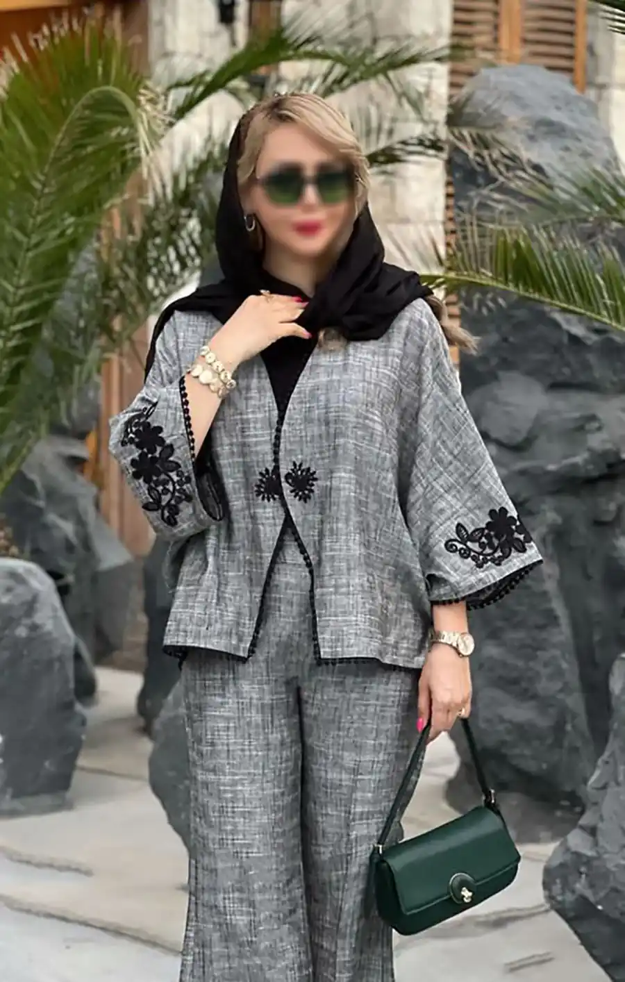 استایل مونوکروم رنگ طوسی
