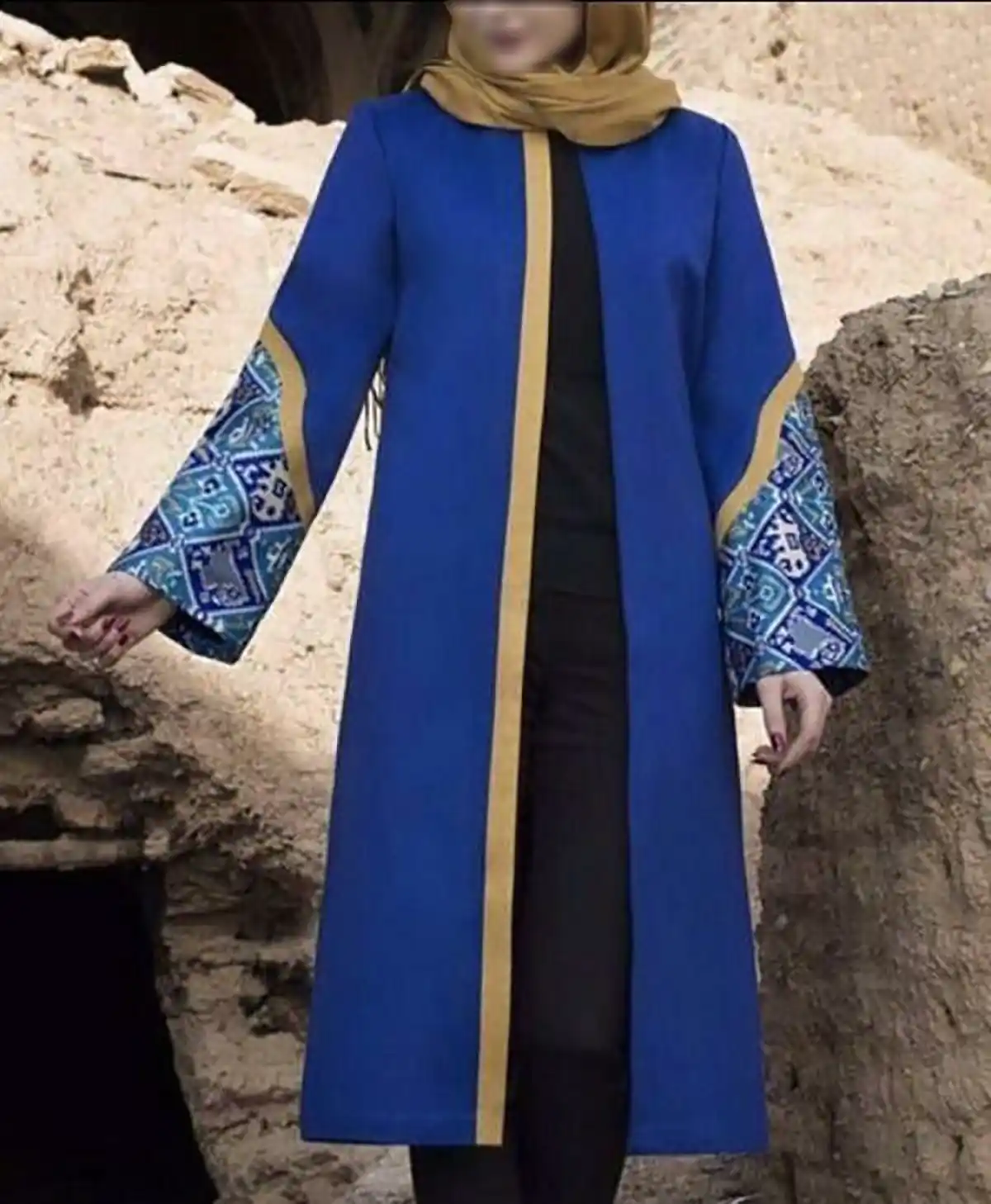 استایل شیک آبی کاربنی