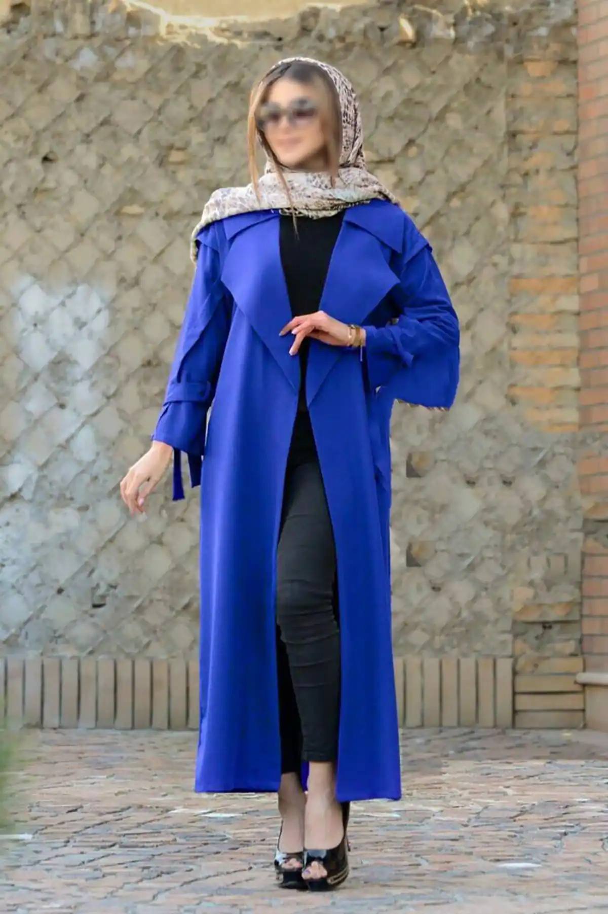استایل شیک آبی کاربنی