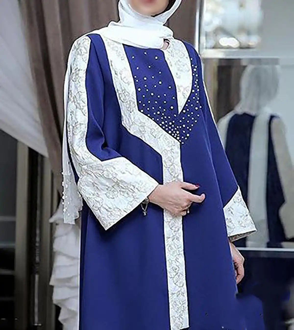 استایل شیک آبی کاربنی