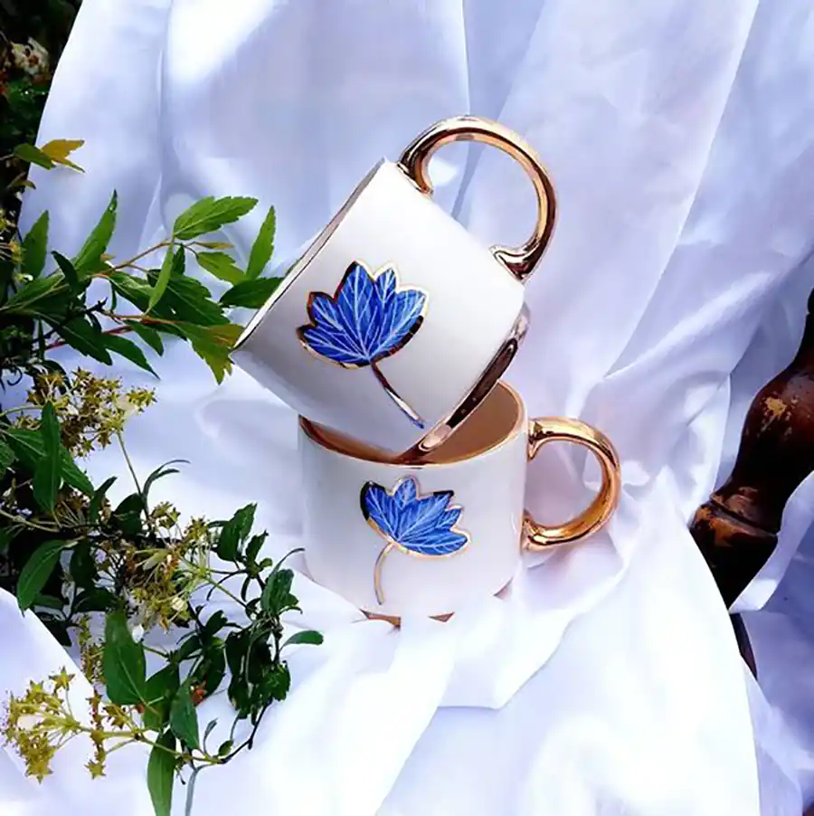 فنجون لته خوری سرامیکی