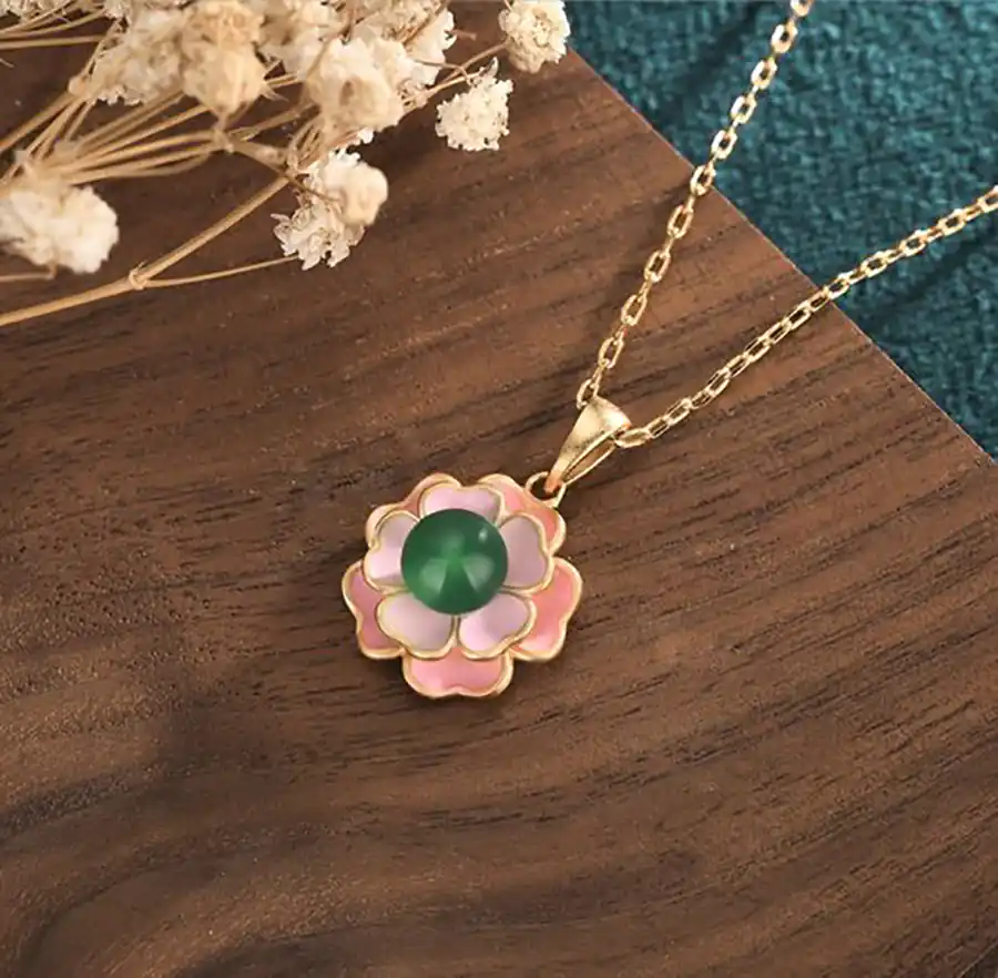 گردنبند یشم خوش شانسی