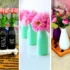 15 مدل گلدان شیشه ای رنگی؛ شیک و زیبا برای دکوراسیون منزل