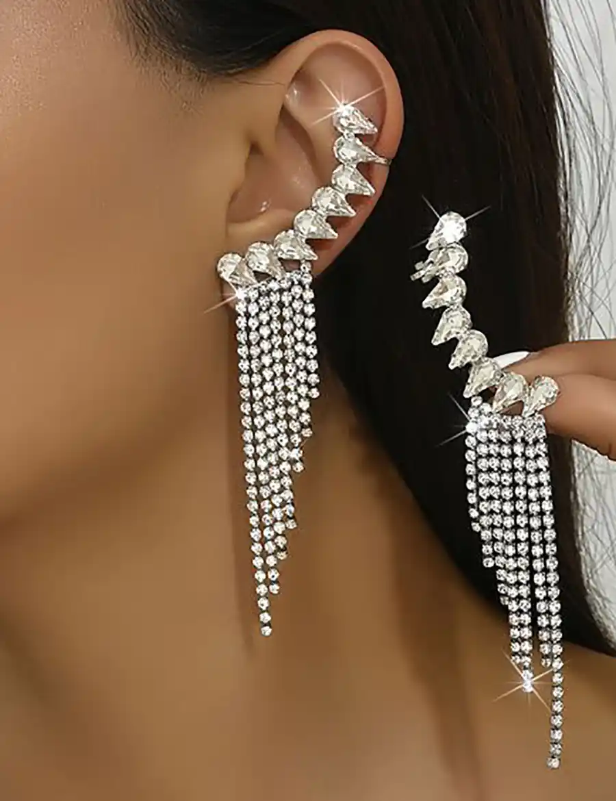 گوشواره ایرکاف نگینی