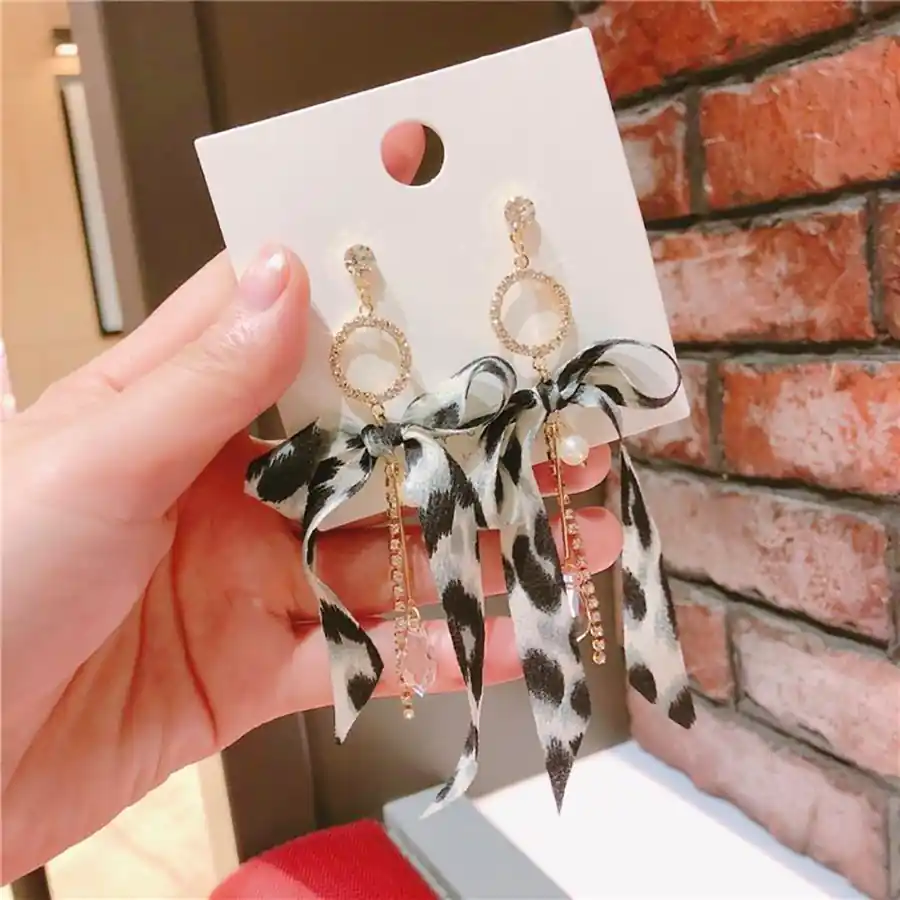 گوشواره اشکی پلنگی