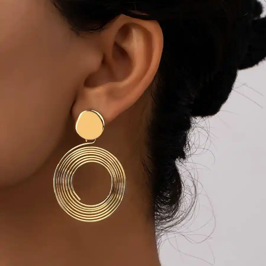 گوشواره حلقه ای دیسکی