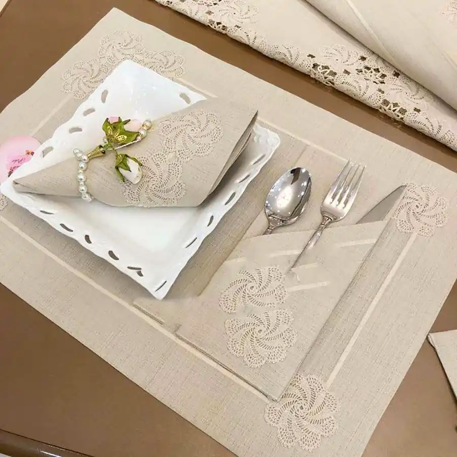 جای کارد و چنگال پارچه ای رومیزی