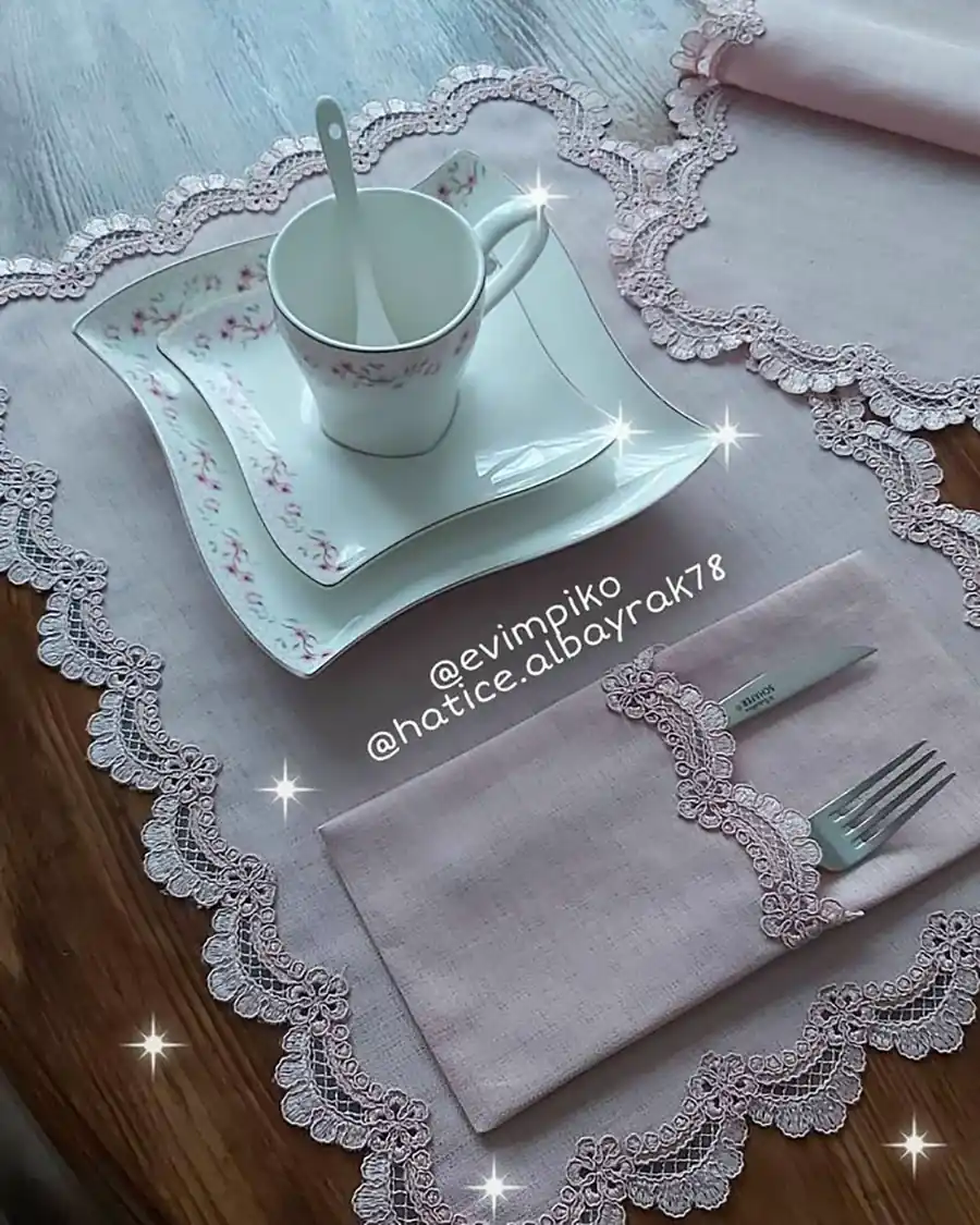 جای کارد و چنگال پارچه ای رومیزی