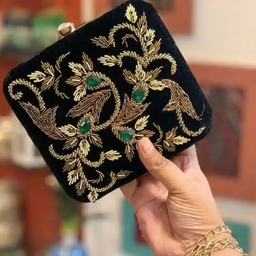 کیف رویه چرم نقطه کوبی