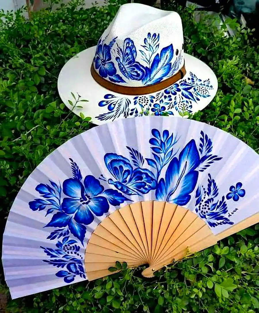 کلاه نقاشی شده مکزیکی