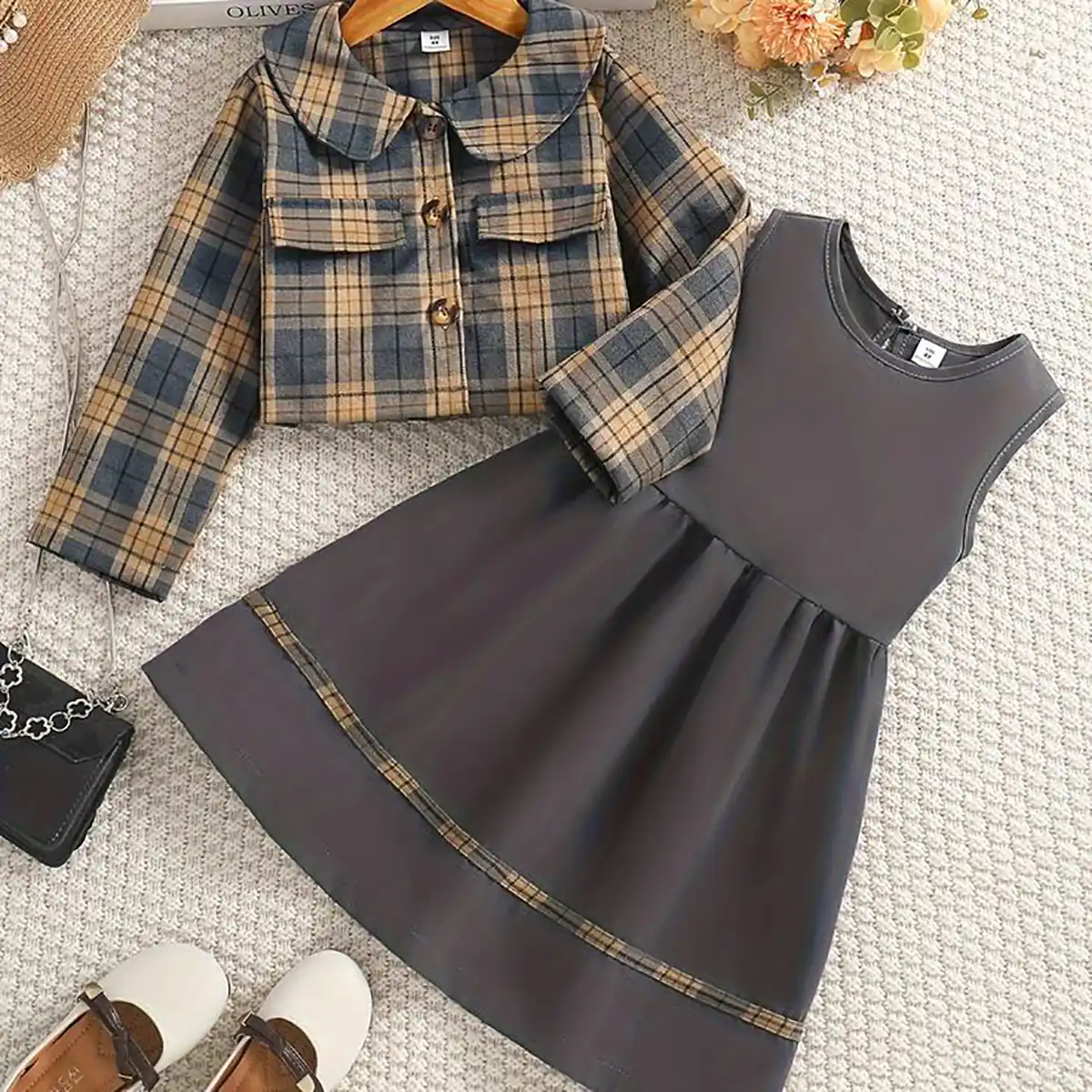 لباس چارخونه دخترونه ناز