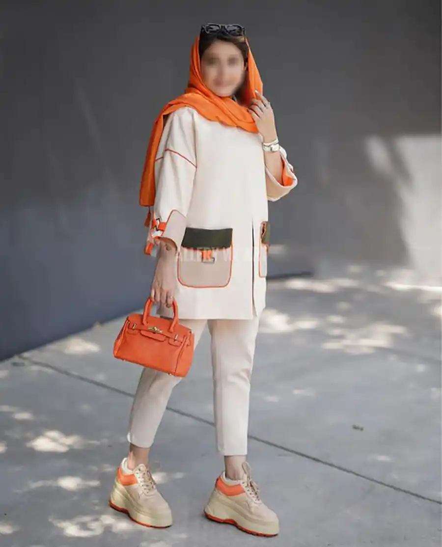 مانتو مزونی روشن شیک