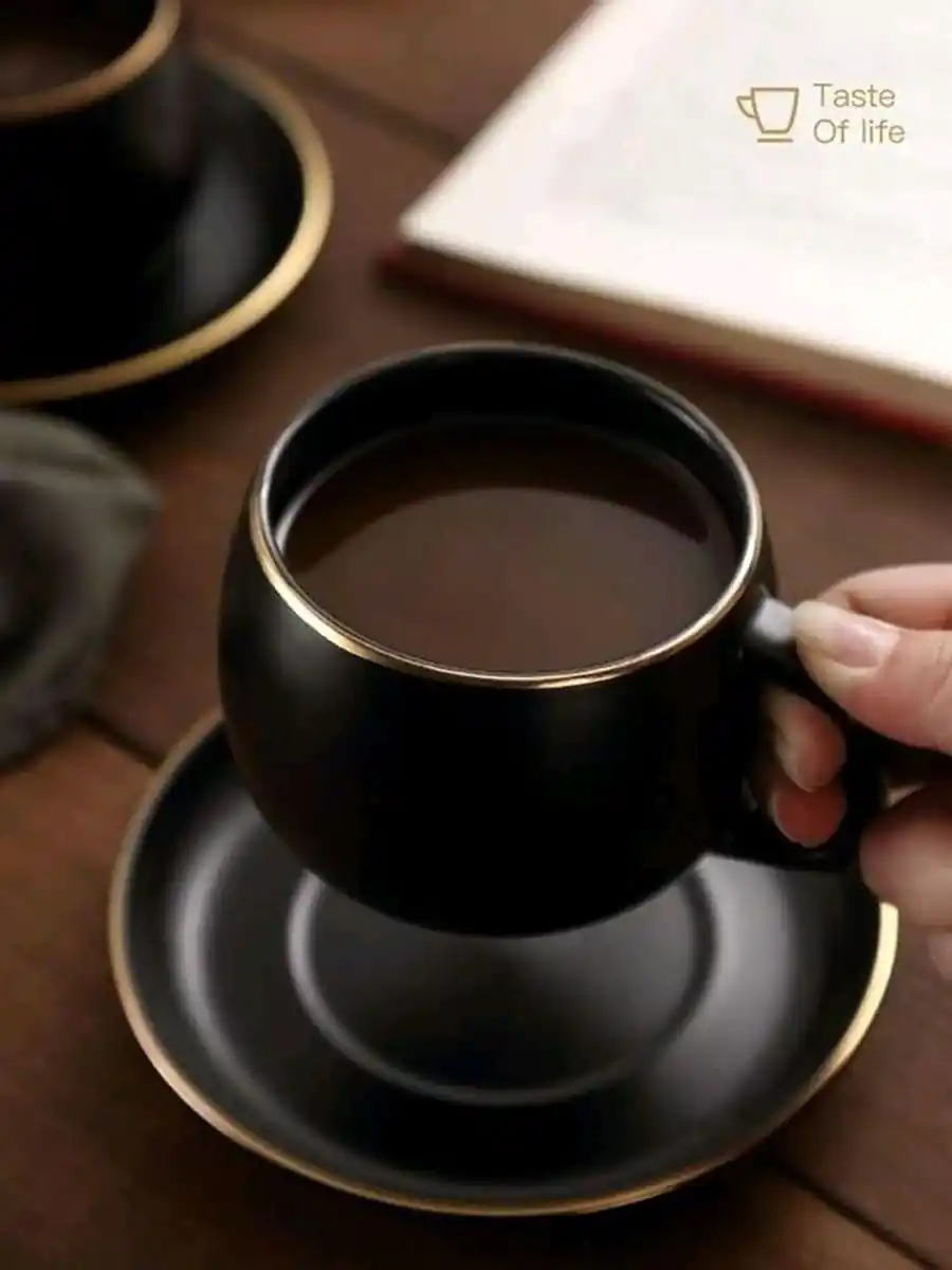 ماگ سرامیکی لوکس مشکی