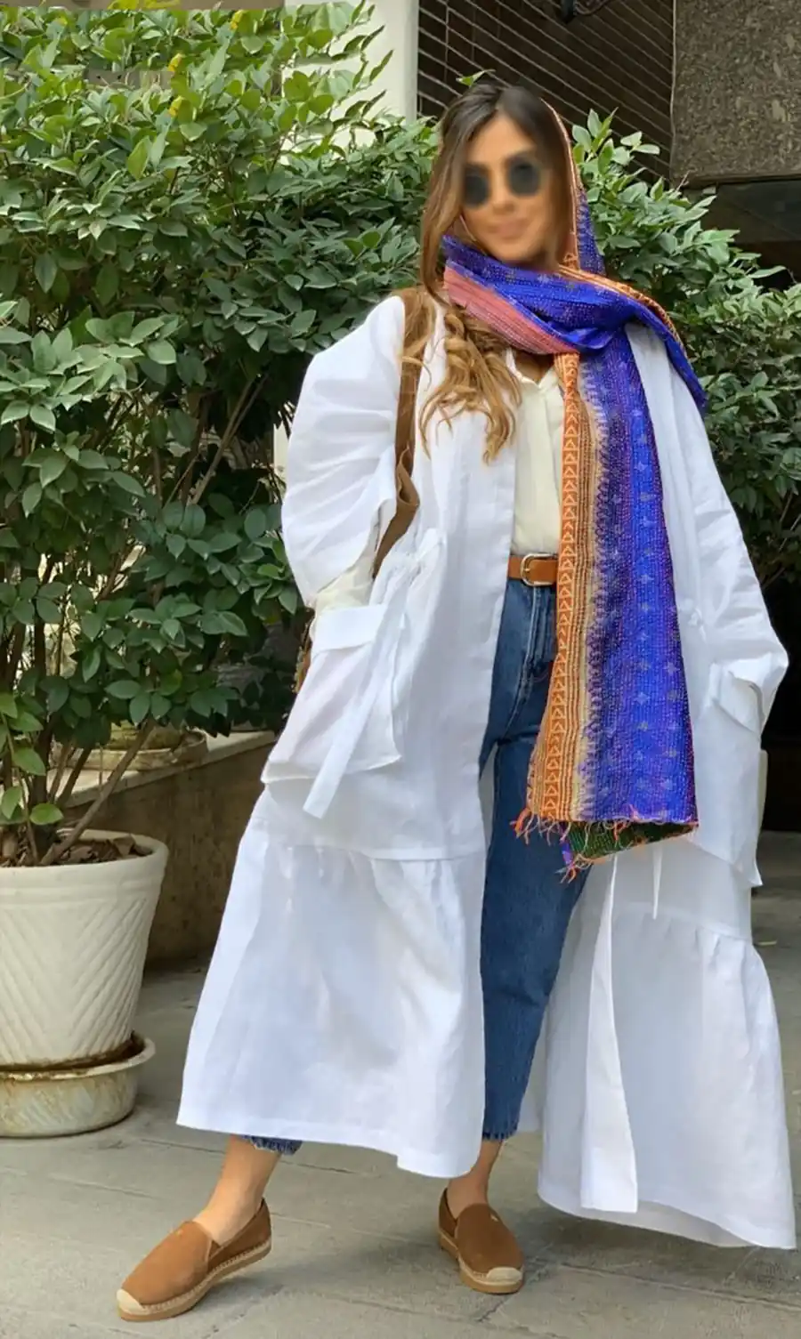 مانتو نخی بلند تابستانه