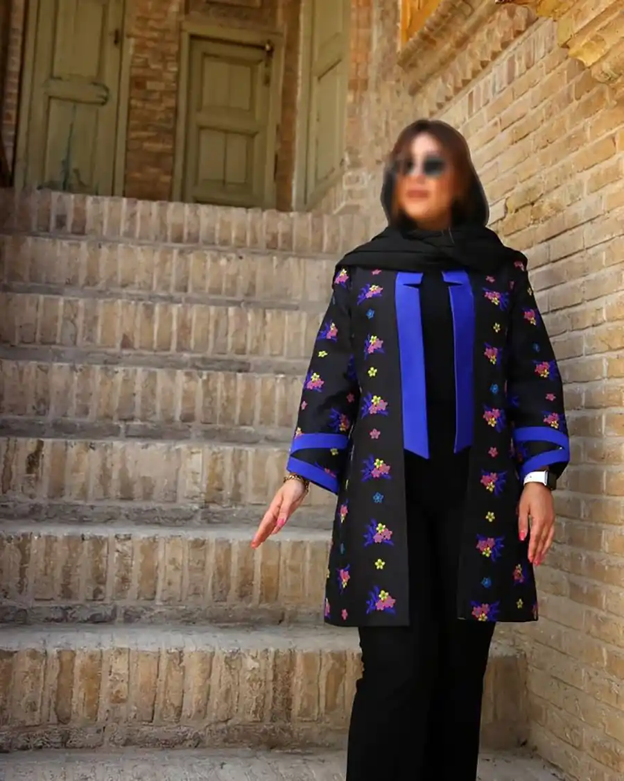 مانتو تیکه دوزی سنتی ترند
