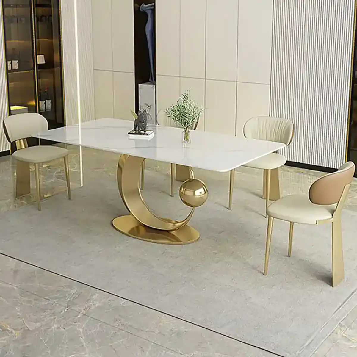 میز ناهار خوری مدرن شیک و مستطیلی