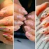 جدیدترین طراحی‌های ناخن بادومی نگین‌ برجسته؛ ۱۵ مدل خیره‌کننده و زیبا