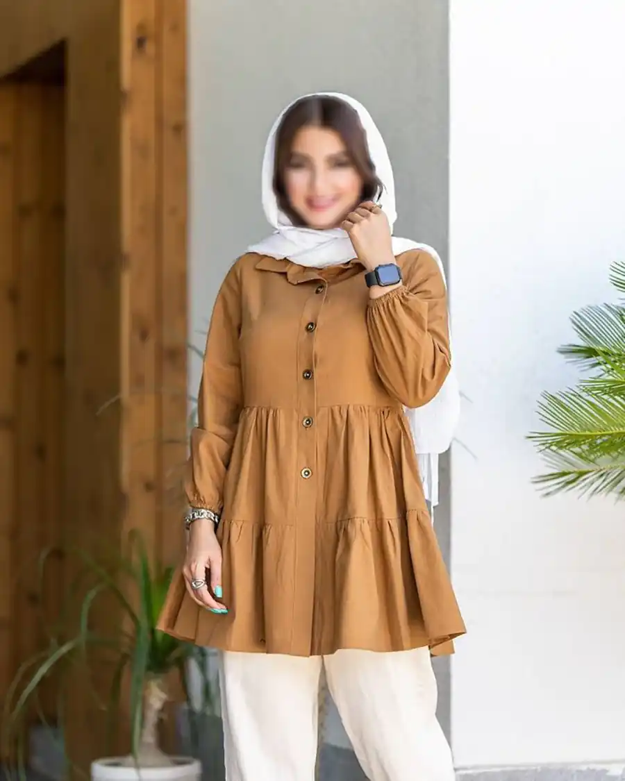 شومیز جلو بسته اسپرت