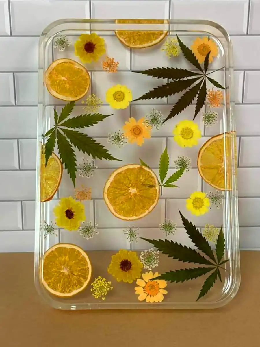 سینی سرو چوبی و اپوکسی