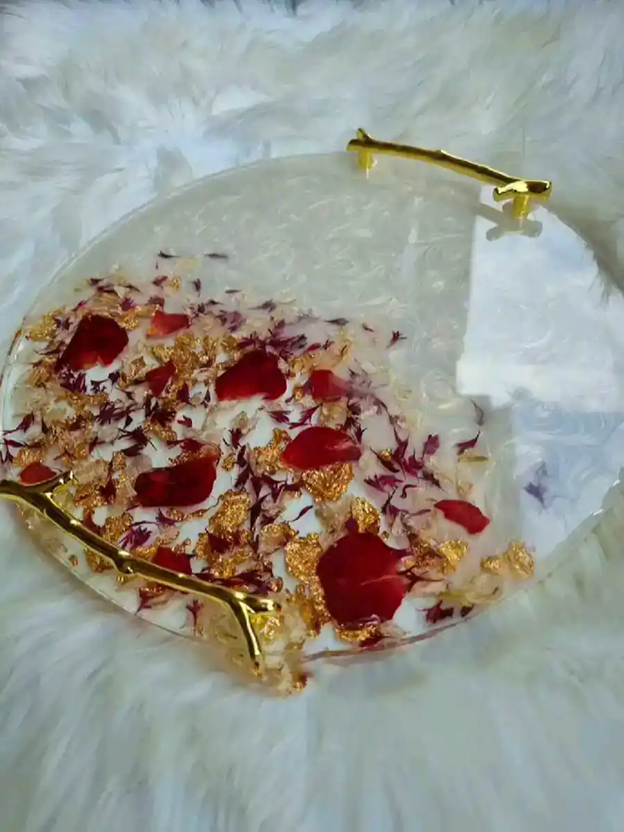 سینی سرو چوبی و اپوکسی