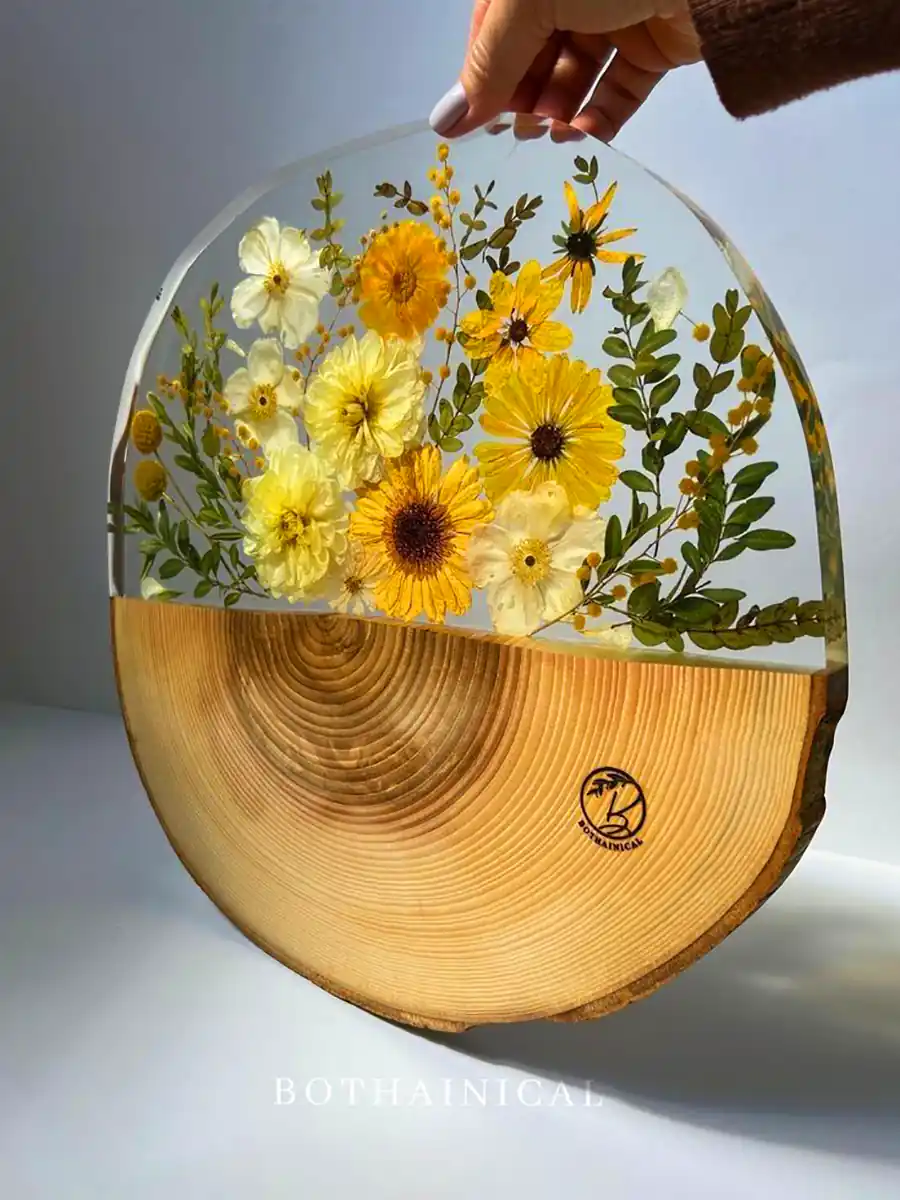 سینی سرو چوبی و اپوکسی