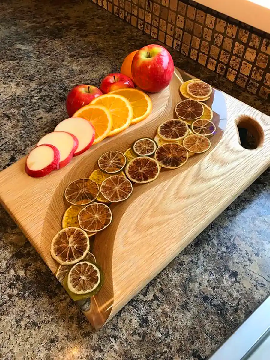 سینی سرو چوبی و اپوکسی