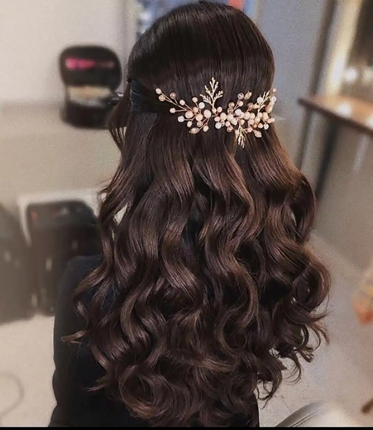 اکسسوری کریستالی کلاسیک مو