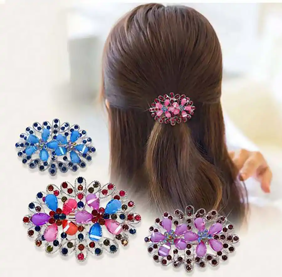 گیره موی تزئینی کریستالی