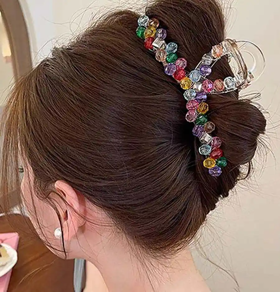 گیره موی تزئینی کریستالی