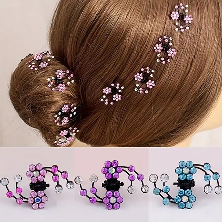 گیره موی تزئینی کریستالی