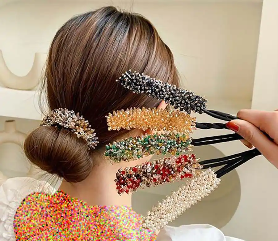 گیره موی تزئینی کریستالی