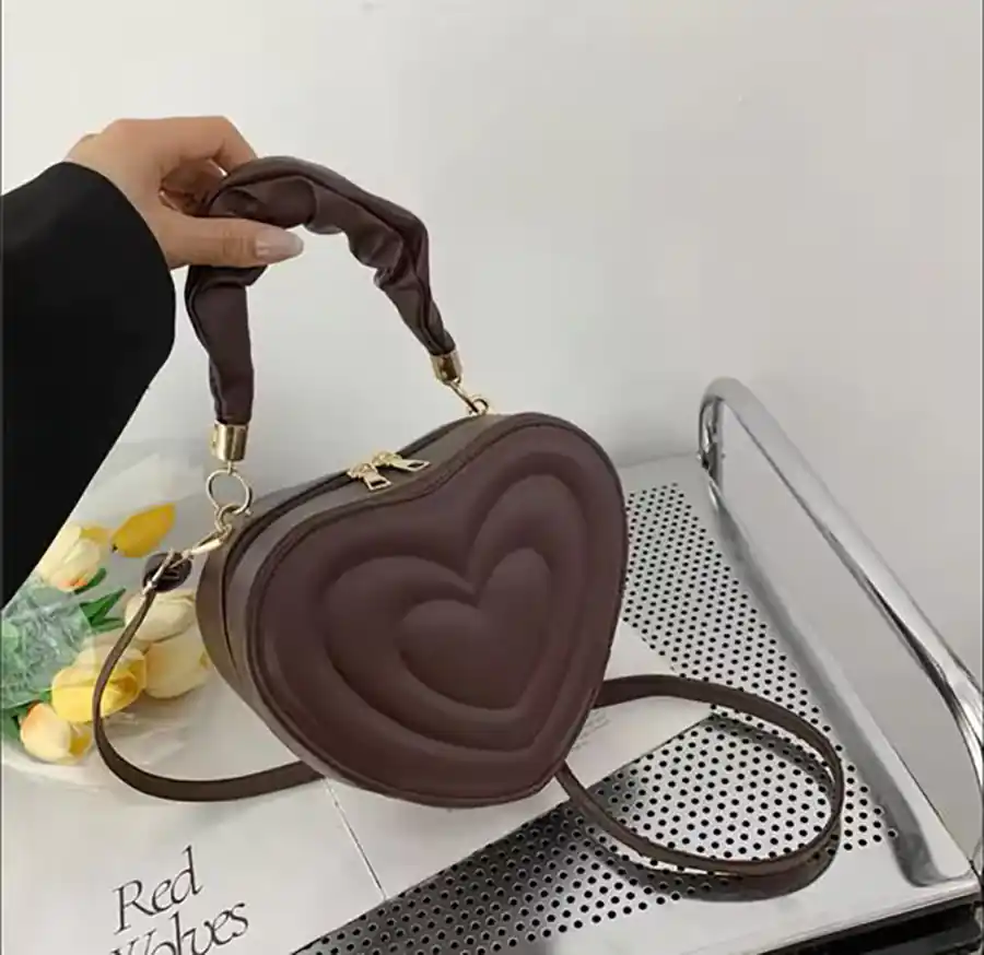 کیف شانه ای طرح قلب