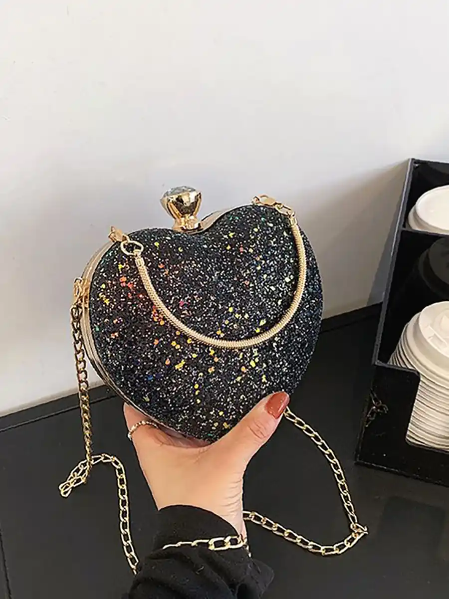 کیف شانه ای طرح قلب