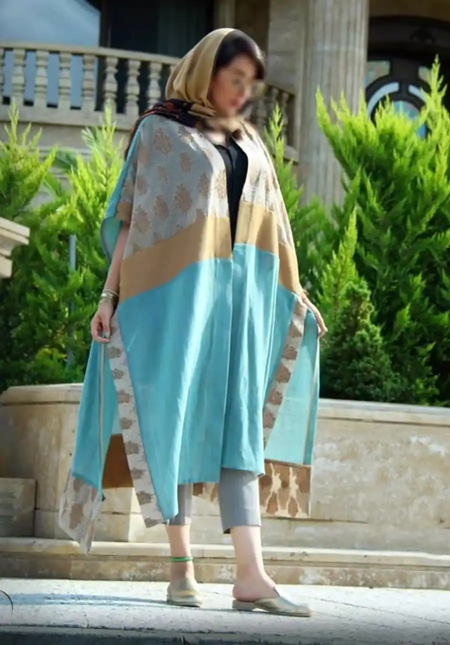مانتو بلند تابستانی نخی
