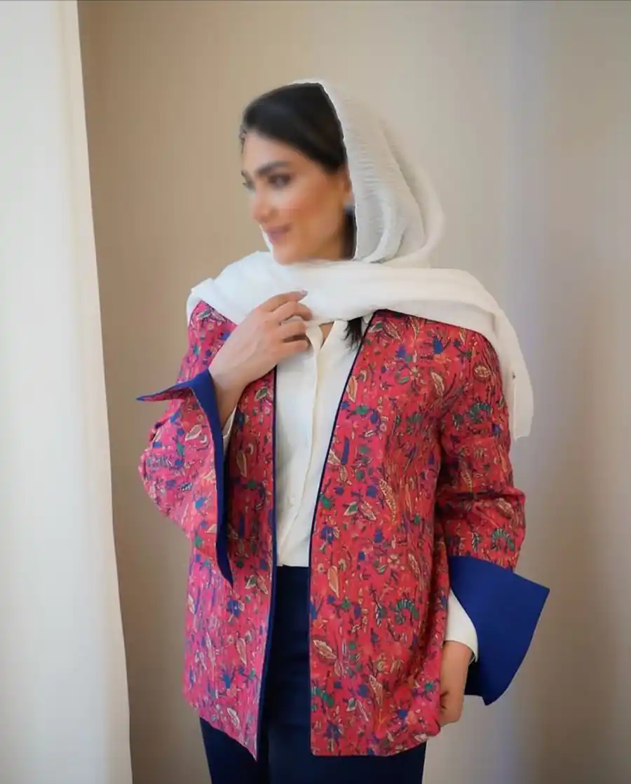 مانتو لینن نخ زرکوب