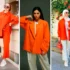 15 ست مانتو نارنجی شیک که همه را شگفت‌زده می‌کند؛ زیبا و باکلاس