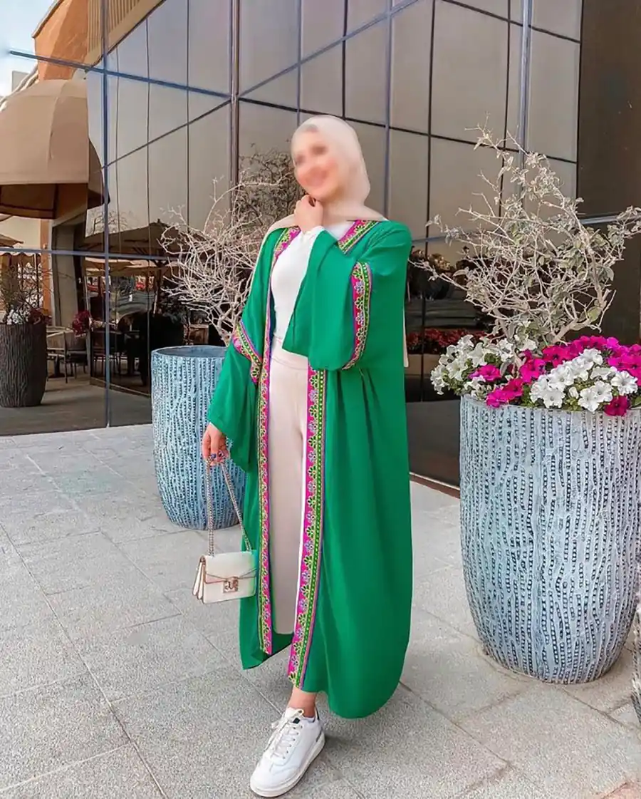 استایل شیک با رنگ سبز