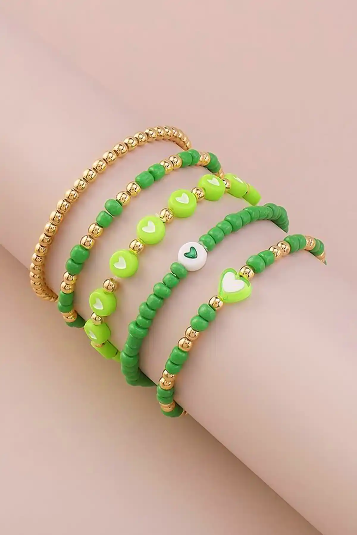 دستبند دخترونه مهره ای 
