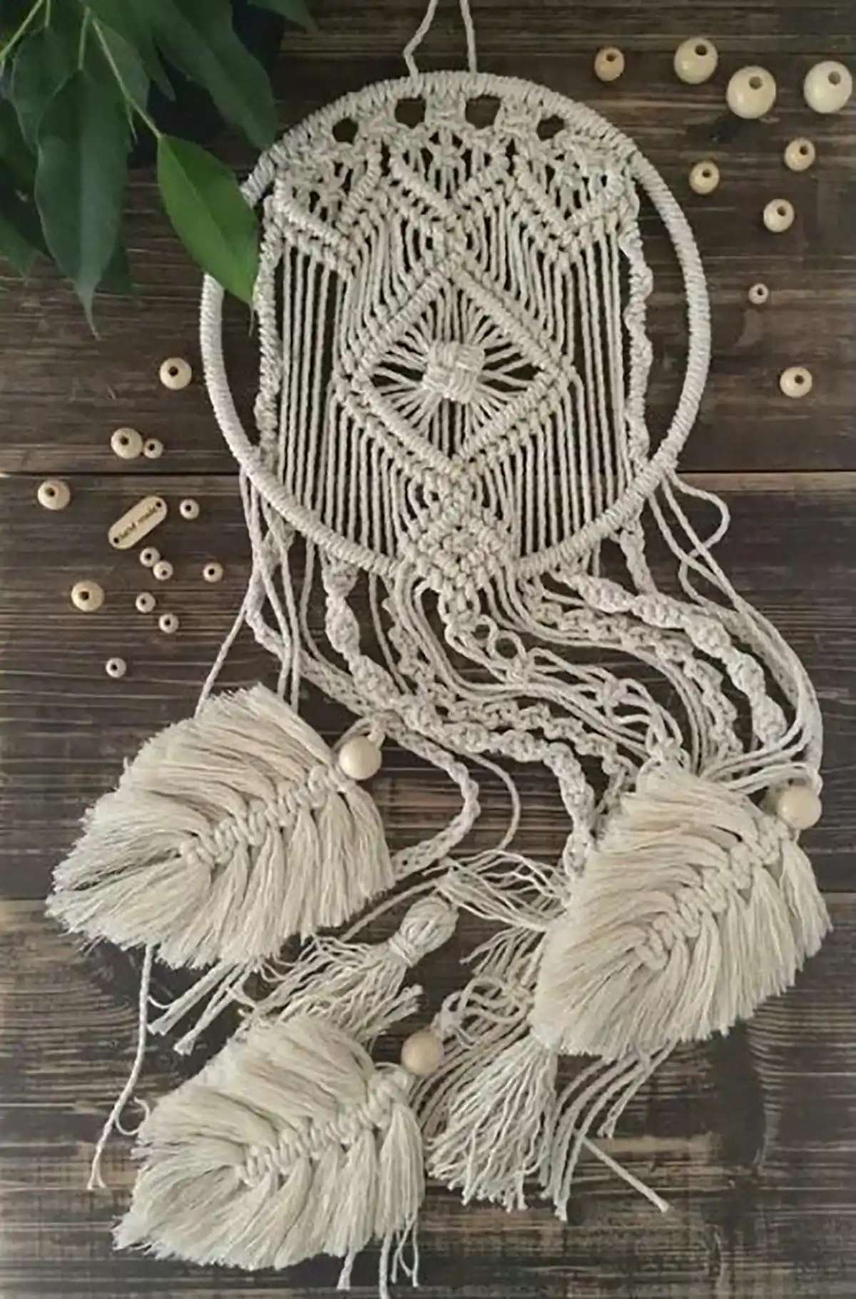 دیوارکوب ماه مکرومه