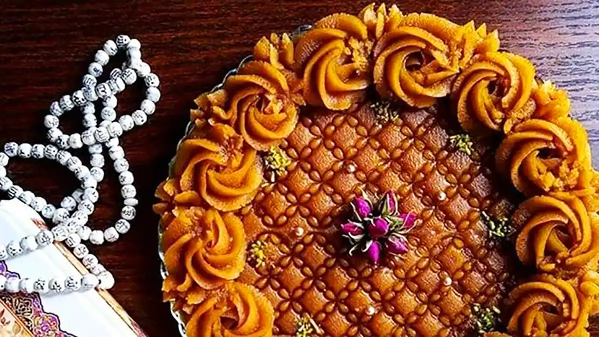 دیزاین خانگی و اصیل حلوا مجلسی