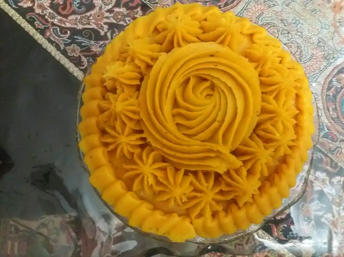 دیزاین خانگی و اصیل حلوا مجلسی