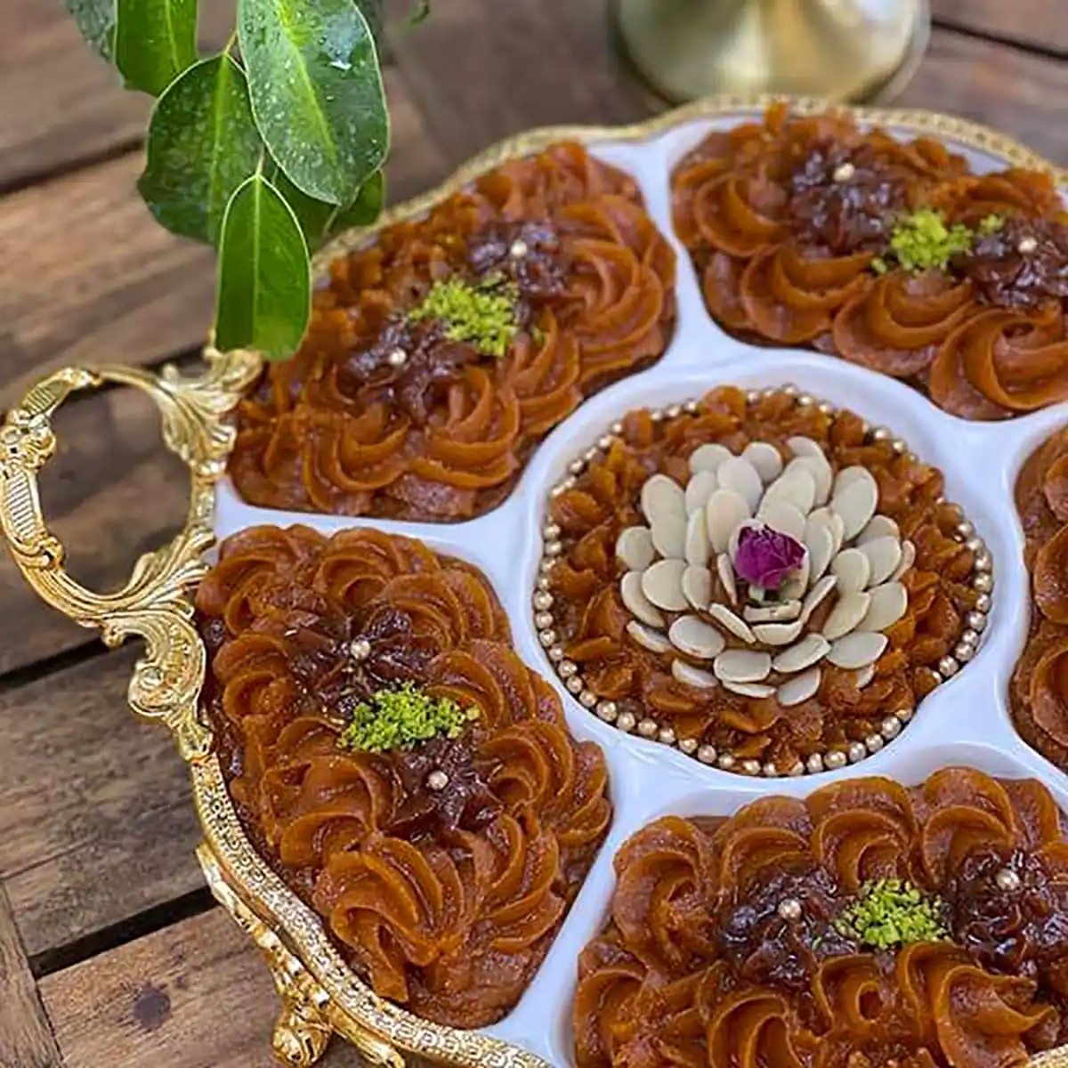 دیزاین خانگی و اصیل حلوا مجلسی