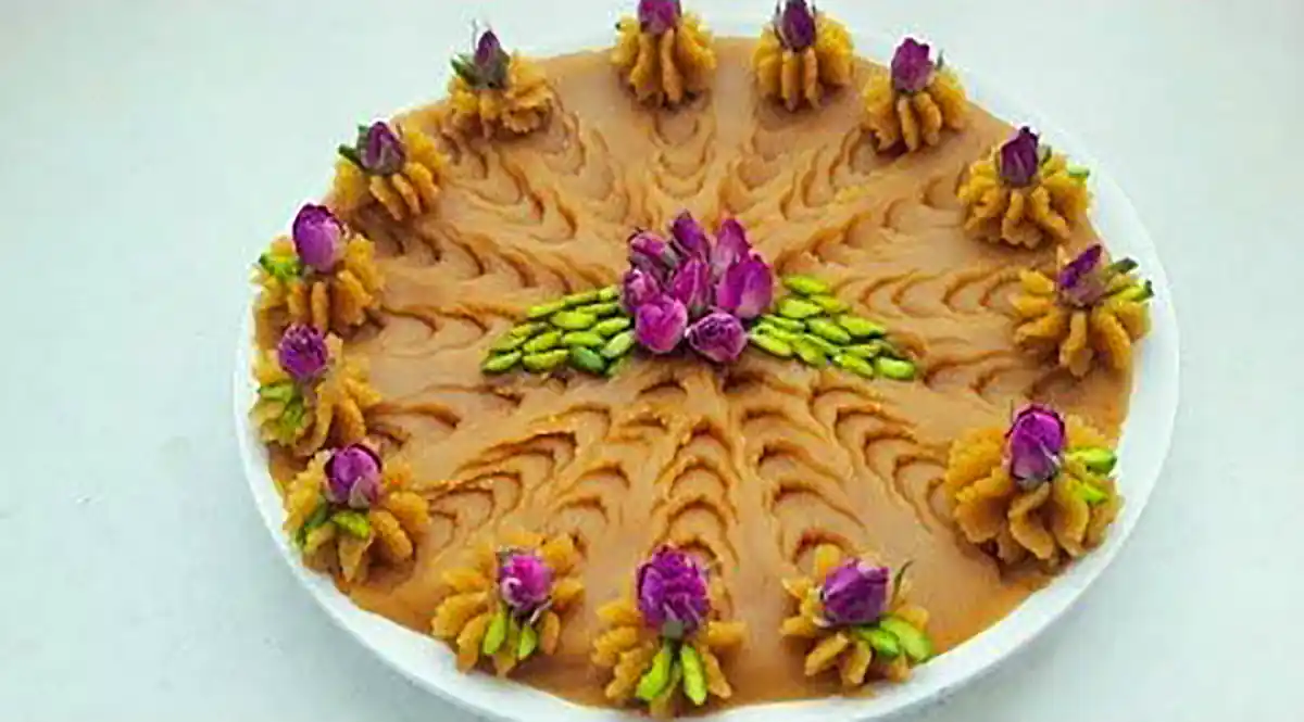 دیزاین خانگی و اصیل حلوا مجلسی