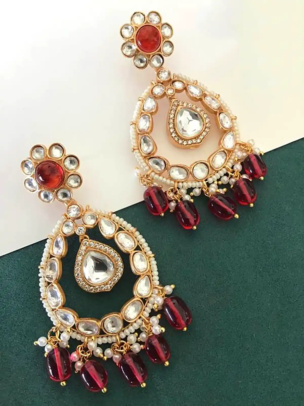 گوشواره طلای سنتی هندی